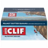 CLIF BAR® Peanut Butter Banana with Dark Chocolate Energy Bars Perspective: Main