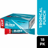 Clif Bloks Tropical Punch Flavor With Caffeine Energy Chews Perspective: Main