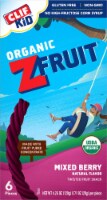 Clif Kid® Organic ZFruit® Mixed Berry Twisted Fruit Snack Perspective: Main