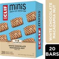 Clif Bar Minis White Chocolate Macadamia Nut Flavor Snack-Size Energy Bars
