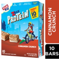 Clif Kid Zbar Protein Cinnamon Crunch Crispy Snack Bars