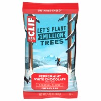Clif Bar Peppermint White Chocolate Flavor Seasonal Energy Bar Perspective: Main