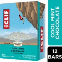 Clif Bar Cool Mint Chocolate With Caffeine Energy Bars