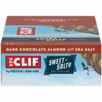 Clif Bar® Sweet & Salty Dark Chocolate Almond with Sea Salt Energy Bars Perspective: Main