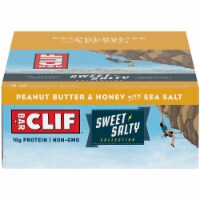 Clif Bar® Sweet & Salty Peanut Butter & Honey with Sea Salt Energy Bars Perspective: Main
