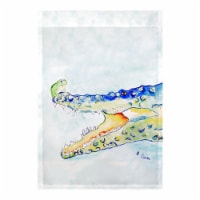 Betsy Drake FL1004 12.5 x 18 in. Croc & Frog Flag