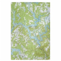 Betsy Drake GT612 Lewis Smith Lake, AL Nautical Map Guest Towel