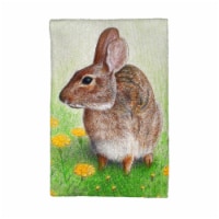 Betsy Drake KT053L Rabbit Left Kitchen Towel