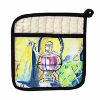 Betsy Drake PT062 Lantern & Bowies Pot Holder