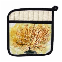Betsy Drake PT067A Red Sea Fan Pot Holder