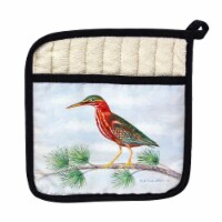 Betsy Drake PT180 Green Heron Pot Holder