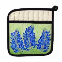 Betsy Drake PT192 Blue Bonnets Pot Holder