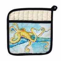 Betsy Drake PT547 Gold Octopus Pot Holder
