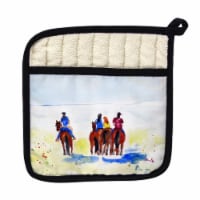 Betsy Drake PT708 Beach Riders Pot Holder