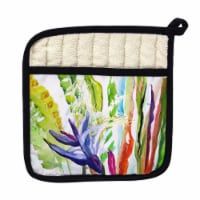 Betsy Drake PT776 Abstract Bird of Paradise Pot Holder