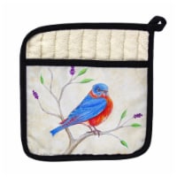 Betsy Drake PT1050 Dicks Blue Bird Pot Holder