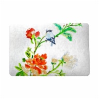 Betsy Drake DM1103 18 x 26 in. Blue Bird & Flowers Door Mat