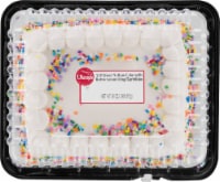 Ukrop's™ 1/8 Sheet Yellow Cake with Buttercream Icing & Sprinkles Perspective: Main