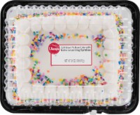 Ukrop's™ 1/8 Sheet Yellow Cake with Buttercream Icing & Sprinkles Perspective: Main