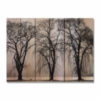 Day Dream WIT3324 33 x 24 in. Winter Trees Inside & Outside wood Wall Art