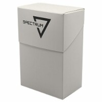 BCW Diversified BCDSCDCWHI Spectrum Small Card Deck Box, White - 80 Piece
