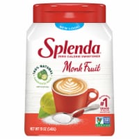 Splenda Monk Fruit Zero Calorie Granulated Sweetener Jar