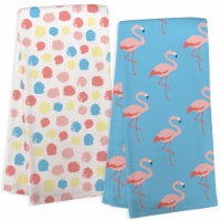 Homewear Kitchen Towels - Flamingo Perspective: Main