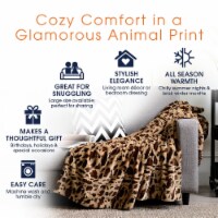 Cheer Collection Faux Fur Printed Blanket - Multiple Colors & Sizes - By Cheer Collection