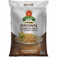 Laxmi Premium Brown Basmati Rice - 10 Lb (4.54 Kg)
