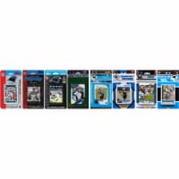 CandICollectables PANTHERS813TS NFL Carolina Panthers 8 Different Licensed Trading Card Team