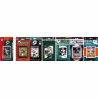 CandICollectables DOLPHINS713TS NFL Miami Dolphins 7 Different Licensed Trading Card Team Set