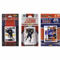 CandICollectables OILERS313TS NHL Edmonton Oilers 3 Different Licensed Trading Card Team Sets