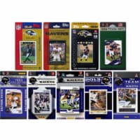 CandICollectables RAVENS914TS NFL Baltimore Ravens 9 Different Licensed Trading Card Team Set