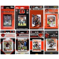 CandICollectables BENGALS814TS NFL Cincinnati Bengals 8 Different Licensed Trading Card Team