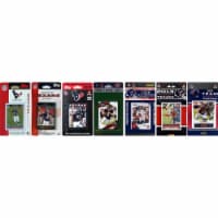 CandICollectables TEXANS714TS NFL Houston Texans 7 Different Licensed Trading Card Team Sets
