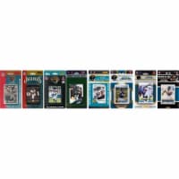 CandICollectables JAGUARS914TS NFL Jacksonville Jaguars 9 Different Licensed Trading Card Tea