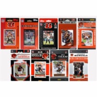 CandICollectables BENGALS915TS NFL Cincinnati Bengals 9 Different Licensed Trading Card Team