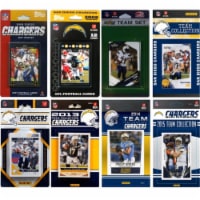 CandICollectables CHARGERS815TS NFL San Diego Chargers 8 Different Licensed Trading Card Team
