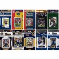 CandICollectables RAMS1015TS NFL St. Louis Rams 10 Different Licensed Trading Card Team Sets