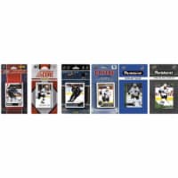 C & I Collectables SHARKS617TS NHL San Jose Sharks 6 Different Licensed Trading Card Team Set