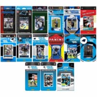 C&I Collectables PANTHERS1519TS NFL Carolina Panthers 15 Different Licensed Trading Card Team