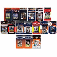C&I Collectables BEARS1619TS NFL Chicago Bears 16 Different Licensed Trading Card Team Set