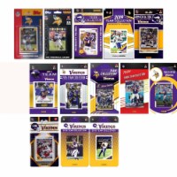 C&I Collectables VIKINGS1219TS NHL Minnesota Vikings 12 Different Licensed Trading Card Team