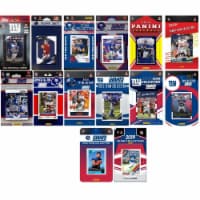 C&I Collectables NYG1419TS NHL New York Giants 14 Different Licensed Trading Card Team Set