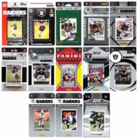 C&I Collectables RAIDERS1319TS NHL Oakland Raiders 13 Different Licensed Trading Card Team Se