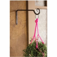Kalalou CYB1116 12 x 6 in. Hand Forged Iron Plant Hook