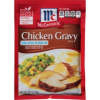 McCormick 30% Less Sodium Chicken Gravy Mix, 0.87oz (Pack of 24)