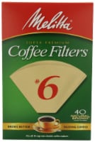 Melitta 40-Count Number 6 Super Premium Coffee Filters (Pack of 10)