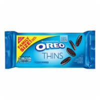 OREO Thins Chocolate Sandwich Cookies, Original Flavor, (Pack of 8)