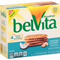 BelVita Toasted Coconut Breakfast Biscuits - 8.8 Oz (Pack of 8)